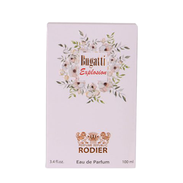 ادو پرفیوم زنانه رودیر بوگاتی مدل Explosion